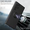 Ringhalter Magnetische Telefonhülle für Samsung Galaxy S23 Ultra S22 S21 Fe S20 S9 S10 Plus Note 20 10 Plus Flüssigsilikonhülle