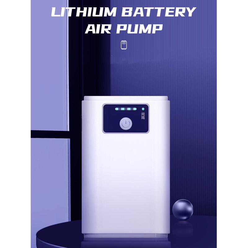 Silent Waterproof Aquarium  Oxygenation  Pump Car Oxygenated Fishbowl Usb Cable Lithium Battery