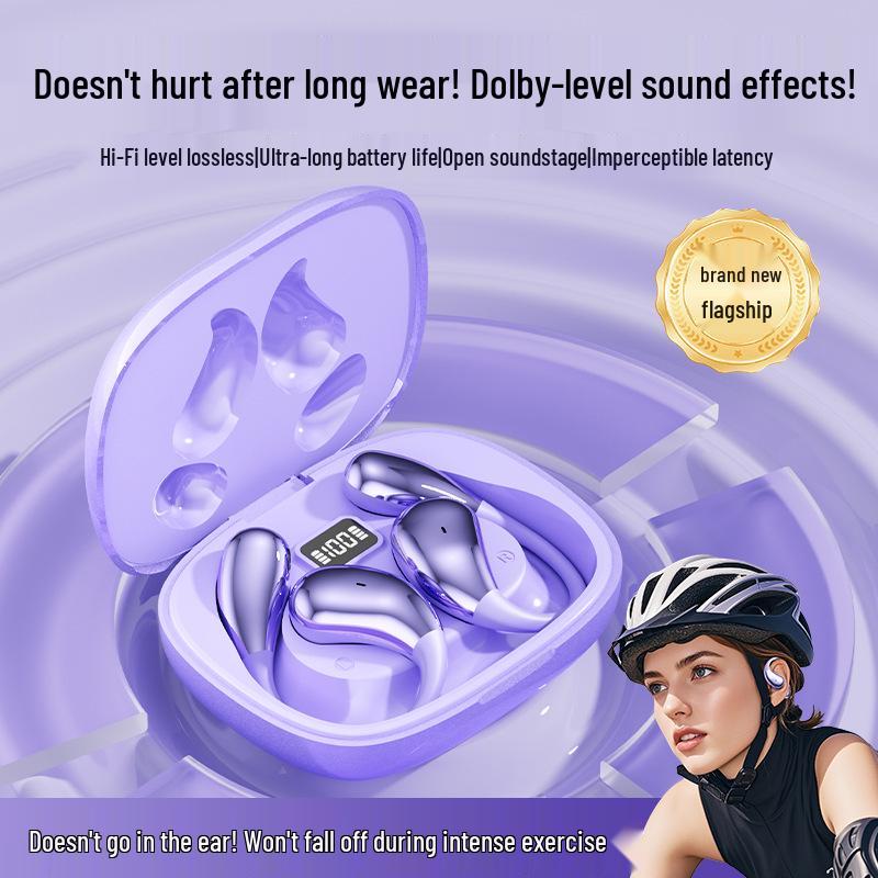 Wireless Noise-Cancelling In-Ear Sports Bluetooth Headphones with High Sound Quality and Long Battery Life