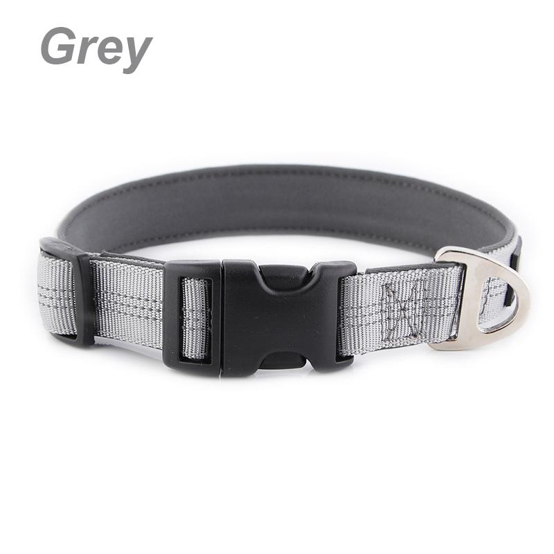 

Collars Pet A buckle diving material dog with adjustable anti strangulation stainless steel pet Buckle for Small Large Dogs S