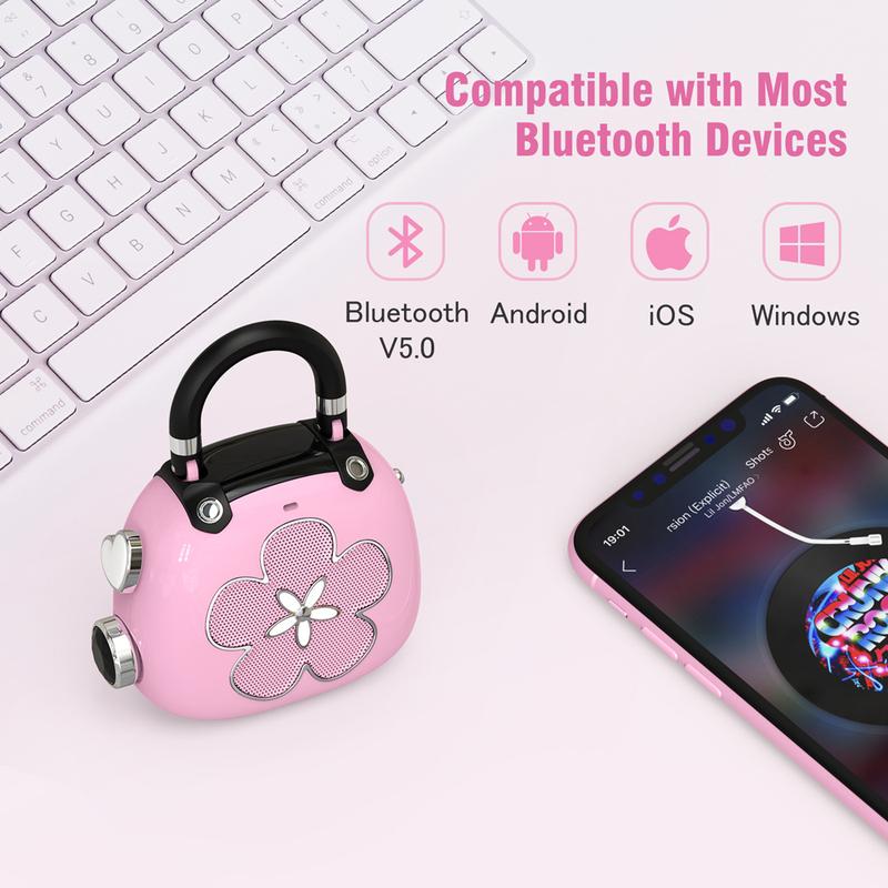 Mini Bluetooth 5.0 Speaker Candy 5W Mighty Sound Cute MP3 Music Player Sound Box Wireless Portable Speakers Ideal Gift Idea