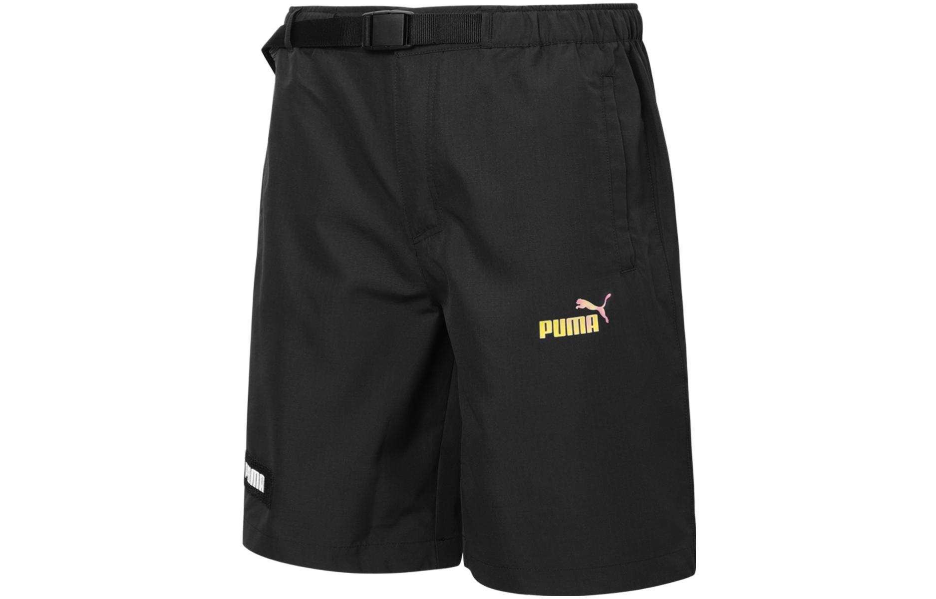 PUMA Casual Shorts Unisex Black Moderate 671965-01 S