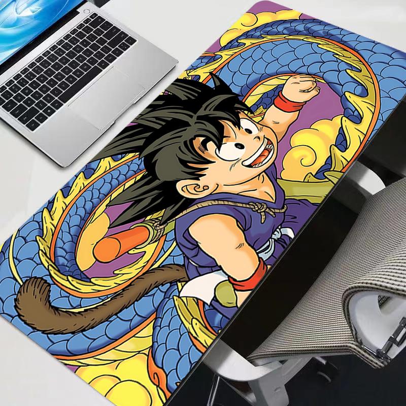 

Large Gaming Keyboard Rug computer Laptop Japan Anime Mouse Pad XXL Black DBZ Dragon Ball Z Desk Mat PC Gamer Carpet Mousepad 30x60x0.2cm