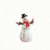Christmas hat snowman creative resin ornament, home desktop Christmas theme decoration small items, Christmas good items
