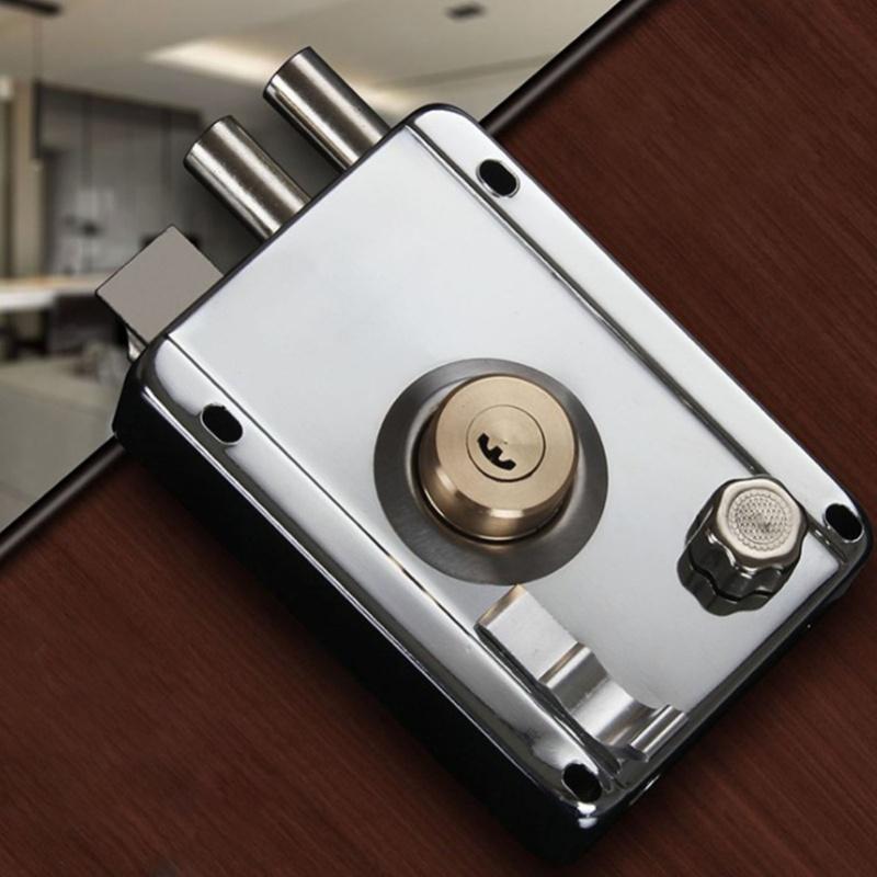 Vnější zámek brány Nerezová ocel Měděný jádro zámku Otevřený vlevo S ochranou hrany Zabraňuje krádeži Starý zámek brány