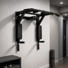 Wall-Mounted Pull-up Bar with Handles Padded for Fitness Room