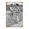 Tennis Players Metal Plaque Poster Printing Poster Cave PaintingWall Plaque Tin Sign Poster