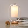 2022 Originele 1Pc E27 Nordic Eenvoudige Slaapkamer Nachtkastje Bureaulamp Thuis Houten Base Led Reading Night Light