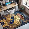 Real Madrid Football Pattern Rug, Indoor/Outdoor Mat, for Picnic, Gameroom, Bedroom, Office, Living Room, Home Decor Carpet, Birthday Gift