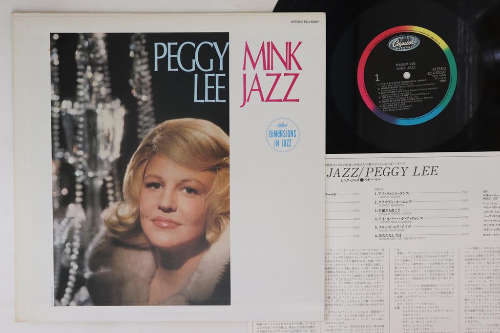 LP Schallplatte PEGGY LEE - Mink Jazz ECJ50087 CAPITOL 1983 Japan Jazz Gebraucht