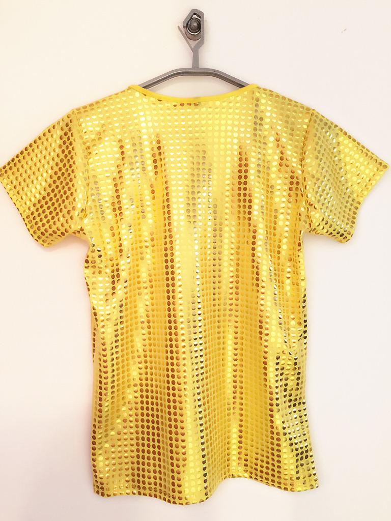 Unisex Sequin Stretch Performance Jazz Dance T-Shirt