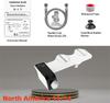 Toilet Bidet Bathroom Intelligent Non‑Electric Cold Hot Water Toilet Bidet Sprayer Set With Double Nozzle
