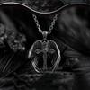 Angel Wing Cross Pendant Necklace Trendy Personalized Jewelry Gift for Women Party Accessory