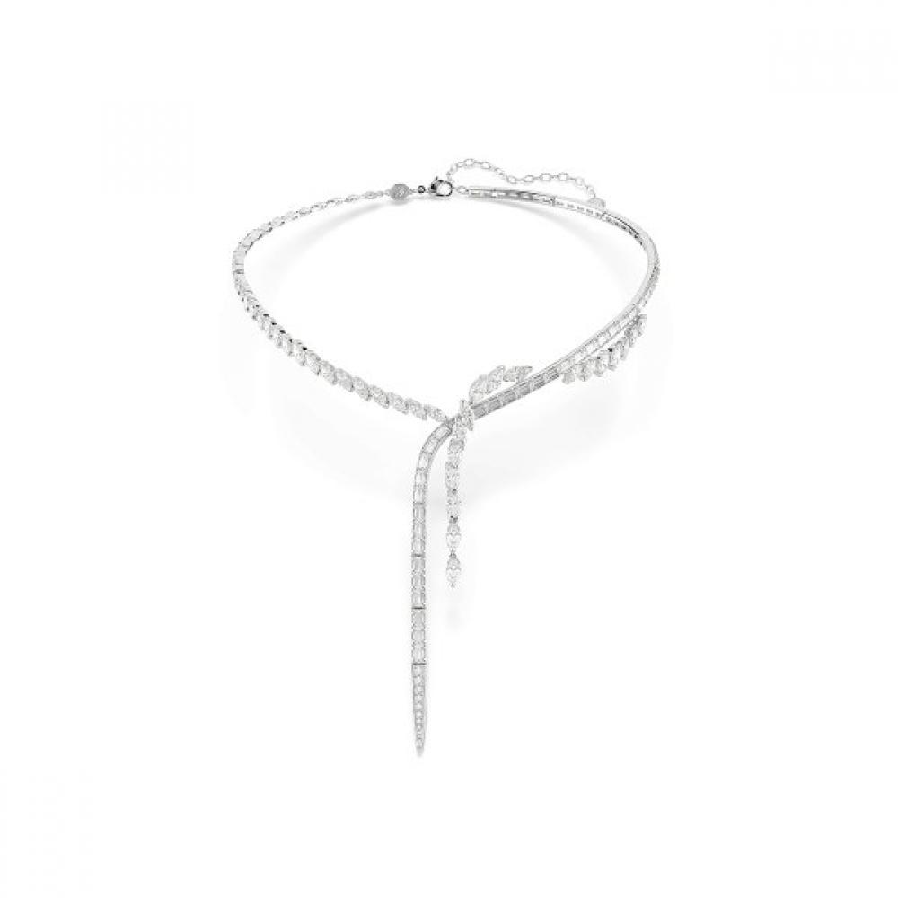 Swarovski Y Shape Rhodium Necklace 5748652