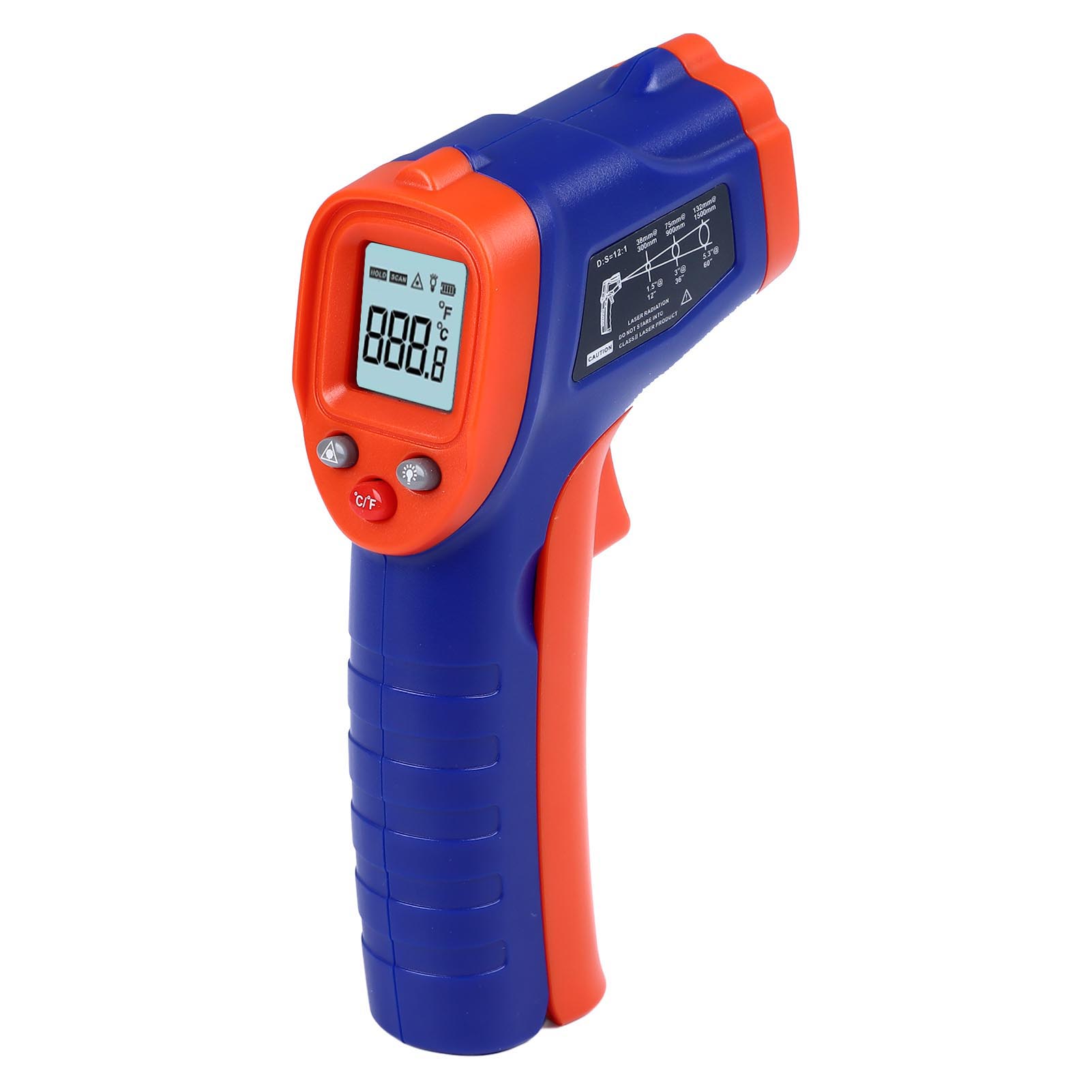 

Инфракрасный термометр Быстрый отклик Ручной пирометр для приготовления пищи, пицца-печи, барбекю