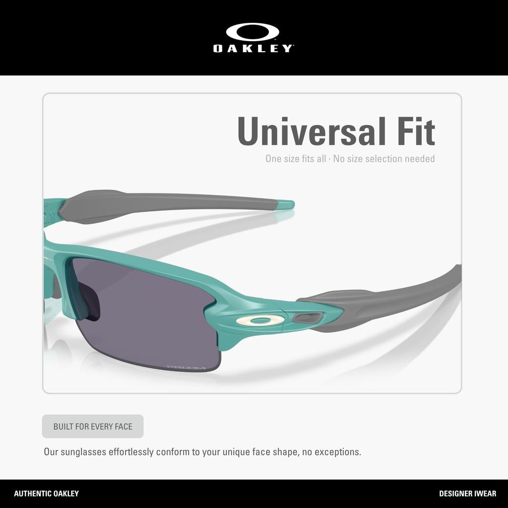Oakley Sunglasses 0OO9271 FLAK 92715861 Matte Pacific Prizm Grey Polarized [Oakley] 2.0 (A)