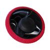 Auto Decoration Winter Warm Universal Car-styling Soft Warm Plush Covers Car Steering Wheel Cover Pearl Velvet