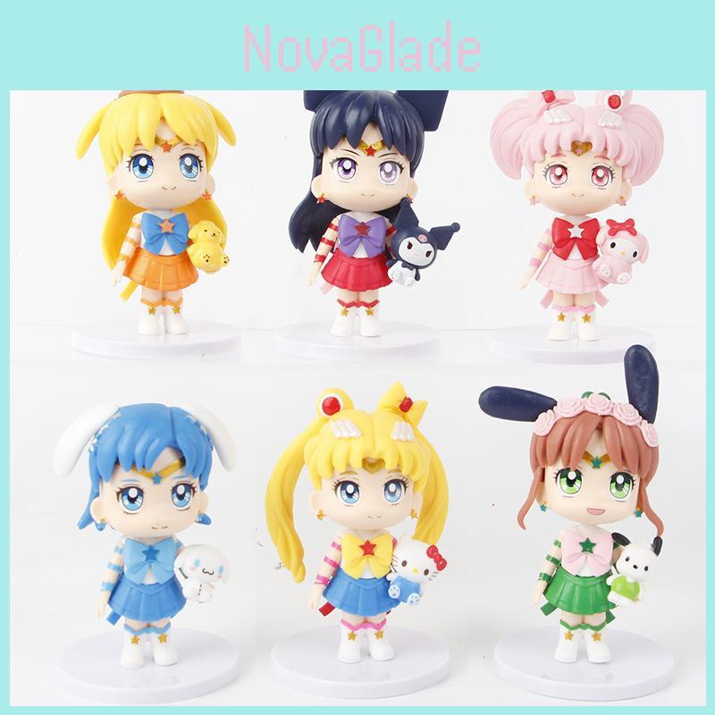 Beautiful Sailor Moon X Sanrio Collaboration Character Figure Collectible Blind Box Pvc