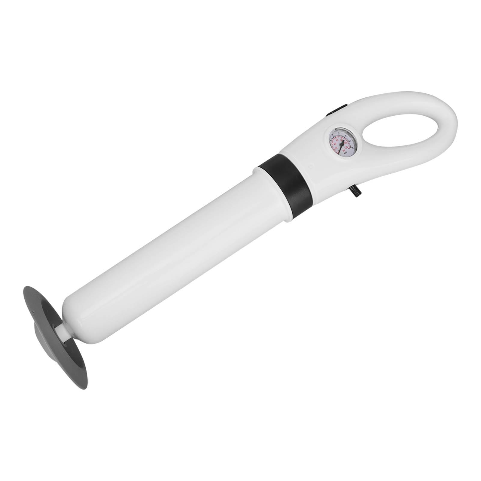 Air Toilet Plunger Pneumatic Drain Unblocker Ergonomically High Pressure Air Drain Blaster for Closestool Pipe Sewer ABS