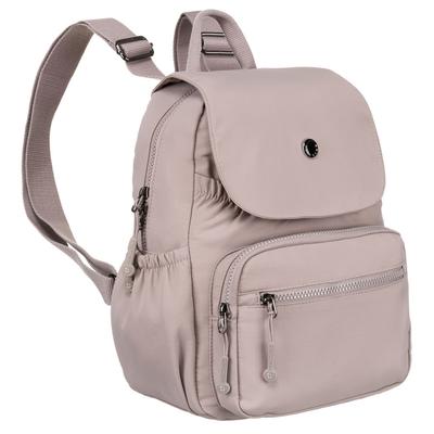 Women's Polyester Backpack In Lilac Color, Hung On Adjustable Straps - Peterson