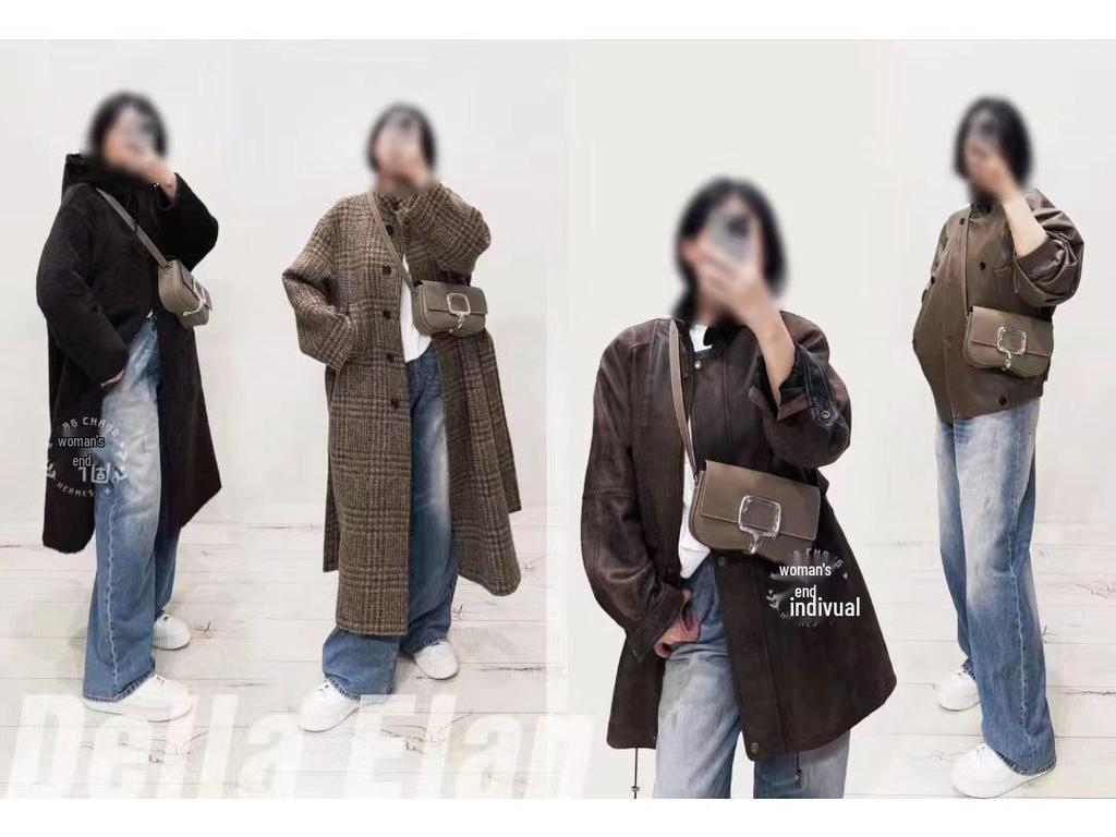 Genuine Leather Palm Print Bum Bag - Versatile Saddle Bag, Crossbody & Single Shoulder Bag, 24 New Cowhide