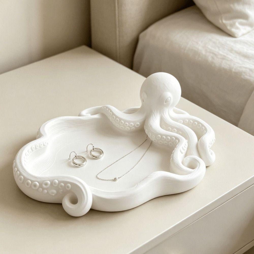 3D Printed Jewelry Storage Tray Creative Necklace Display Plate Bracelets Organizer Gift