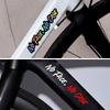 1PC NO FACE NO CASE Motorcycle helmet Stickers Waterproof Bicycle Top Tube Motorbike Fuel Tank Universal Durable Vinyl Decals