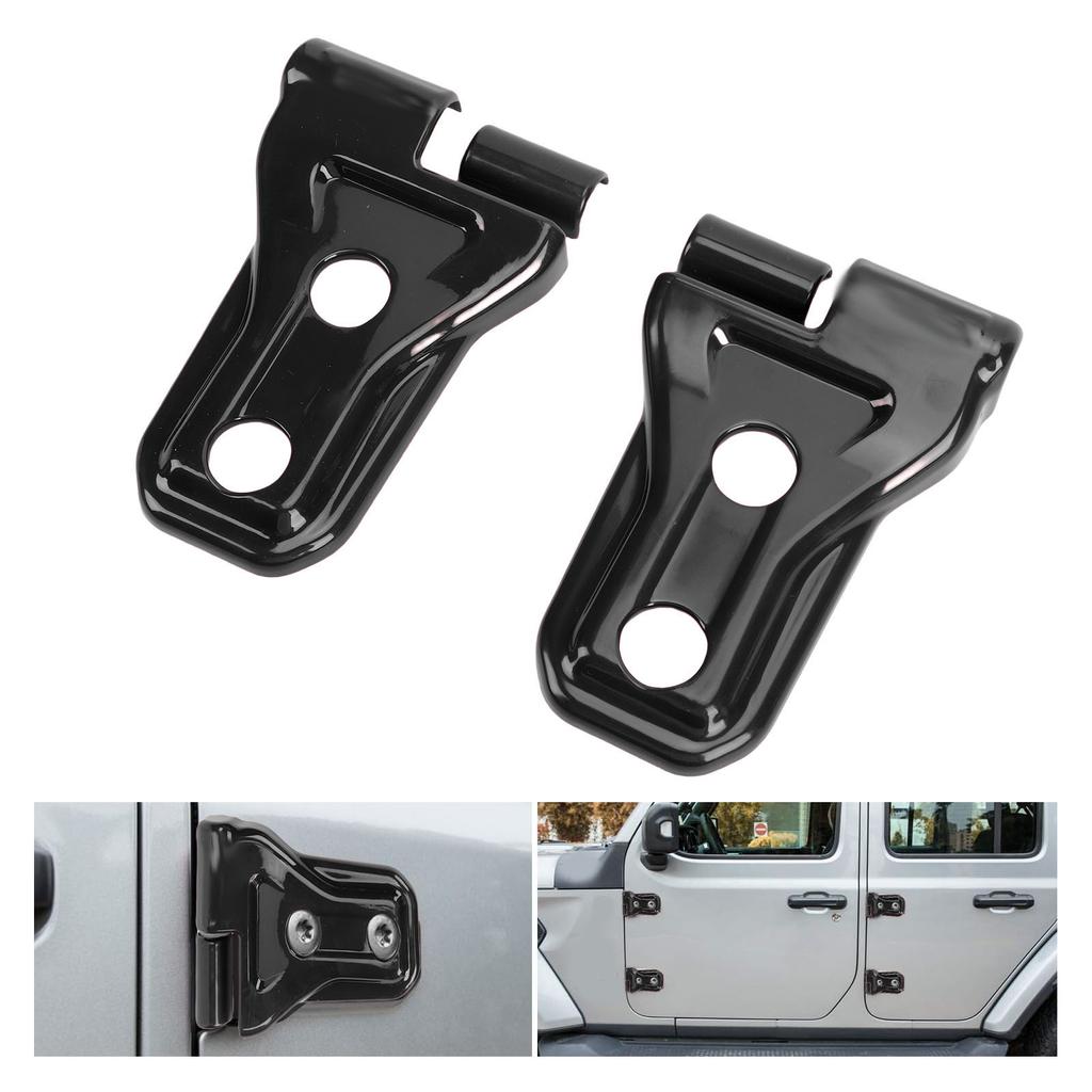 Door Hinge Cover Trim Stylish Auto Side Door Hinge  Ive Decorative Cover Trim Replacement for   JL JLU Unlimited Sport