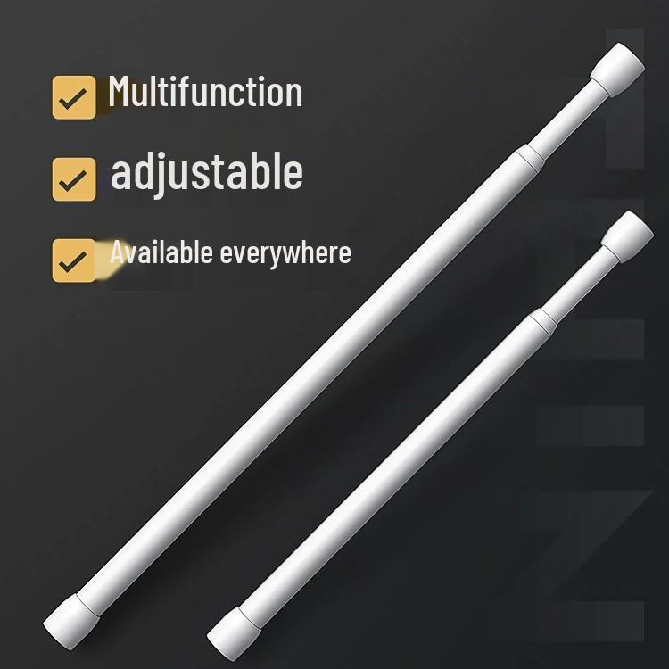 Teleskopische Duschvorhangstange ohne Bohren und Hängestange