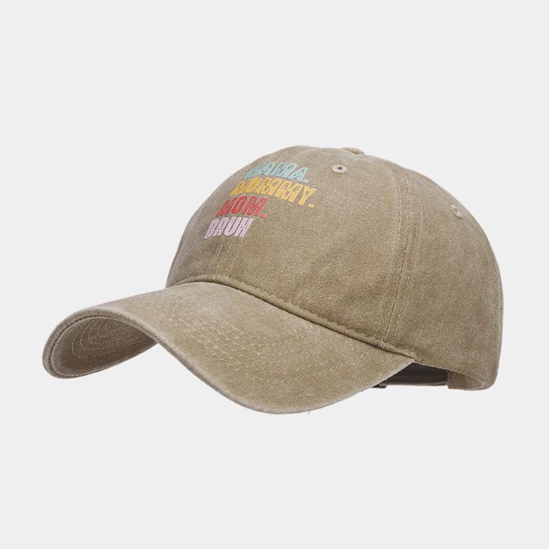 European and American new personalized letter hot stamping baseball cap men's hat women's trendy fashion versatile cap outdoor sun hat