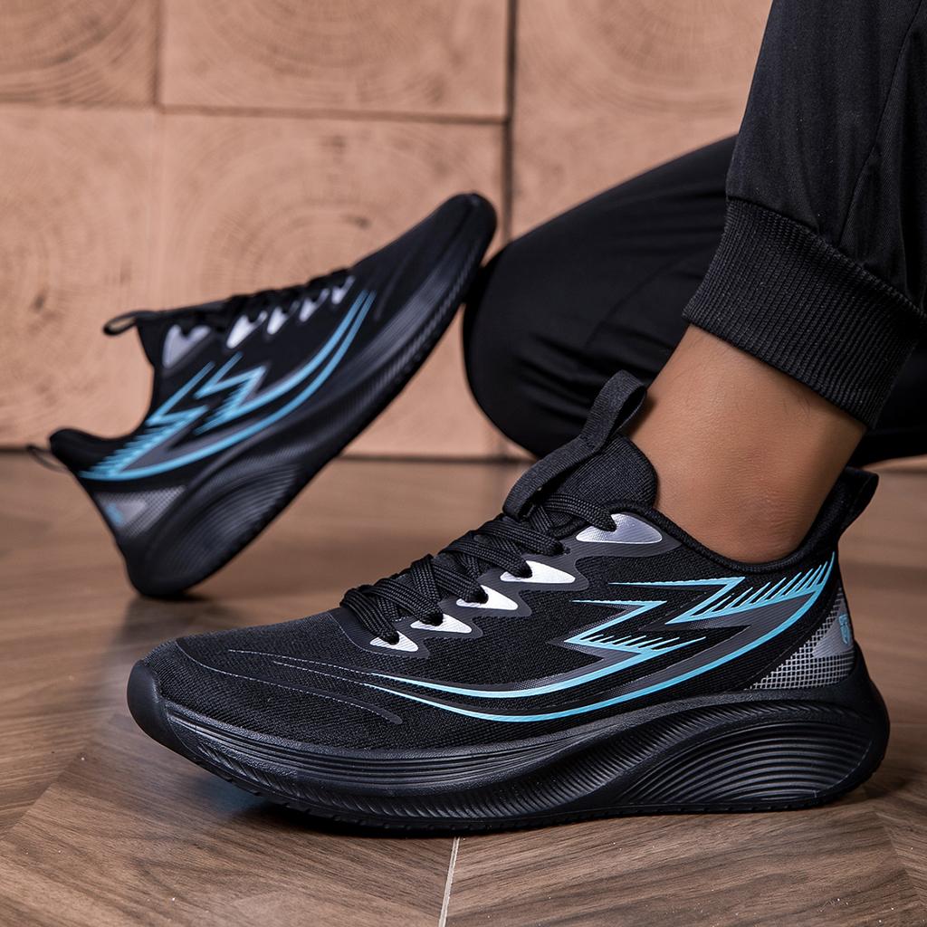 Herren-Sneaker für alle Jahreszeiten, atmungsaktiv, leicht, mit weicher Sohle, ideal für Outdoor-Aktivitäten wie Speedrunning, Laufen, Wettkampf und andere Sportarten.
