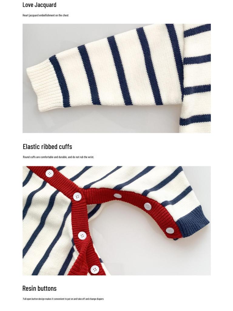 2025 Autumn Family Sweater Set: Versatile Mother-Son/Daughter & Baby Romper