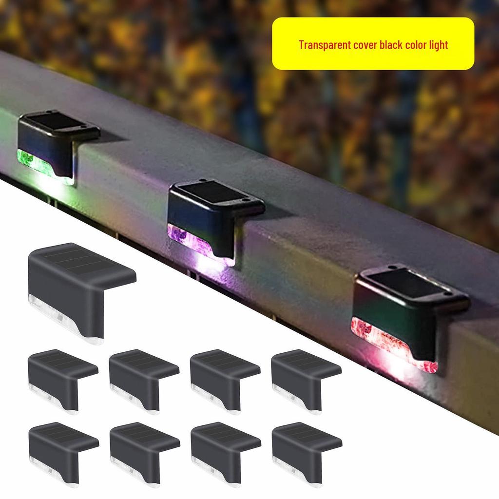 Solar Rainproof Step & Stair Lights for Outdoor Walls & Fences