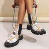 Chunky Heel Women's Boots for Autumn Winter