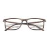 Armani Temple brand logo acetate rectangular optical glasses unisex couple model brown
