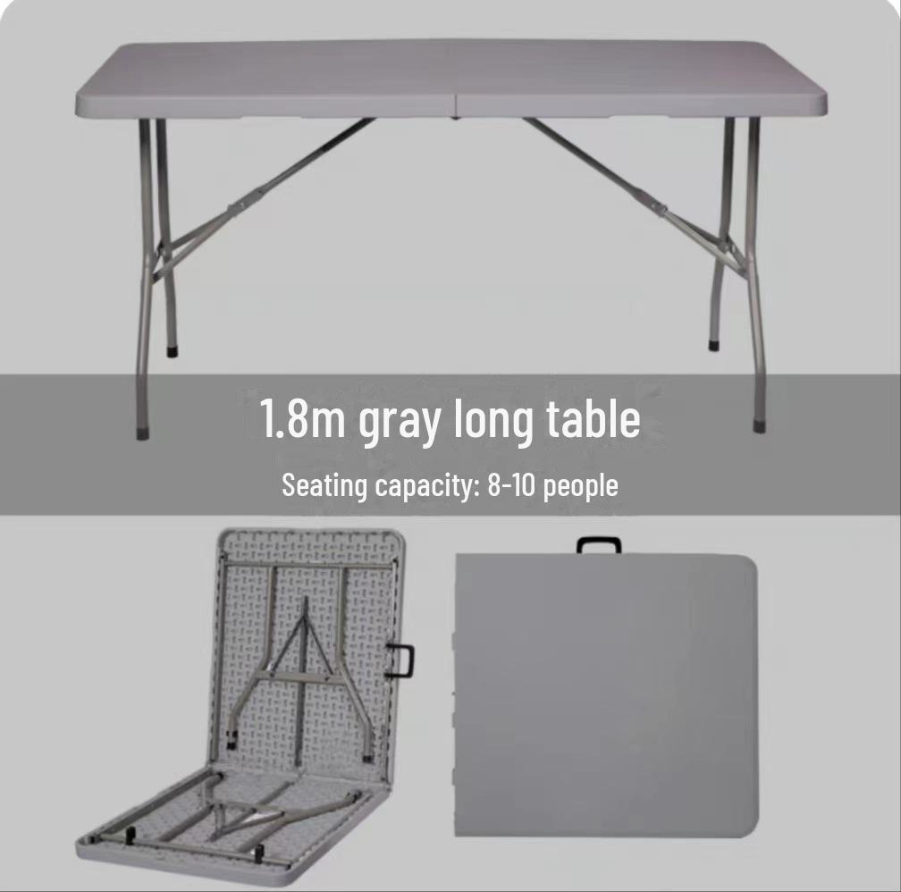 Folding Plastic Table for Office or Dining - Portable and Versatile