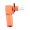 2Pcs Energy Battery Storage Connector M8 200A 1 Core Post Plug Accessory for Vehicle