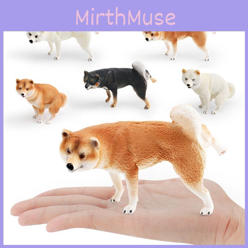 PVC Japanisches Shiba Inu Modell Für Kinder Pädagogisches Spielzeug Tierfigur