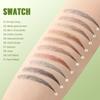 Pudaier - Dual-Ended Waterproof Eyebrow Pen - 9 Colors