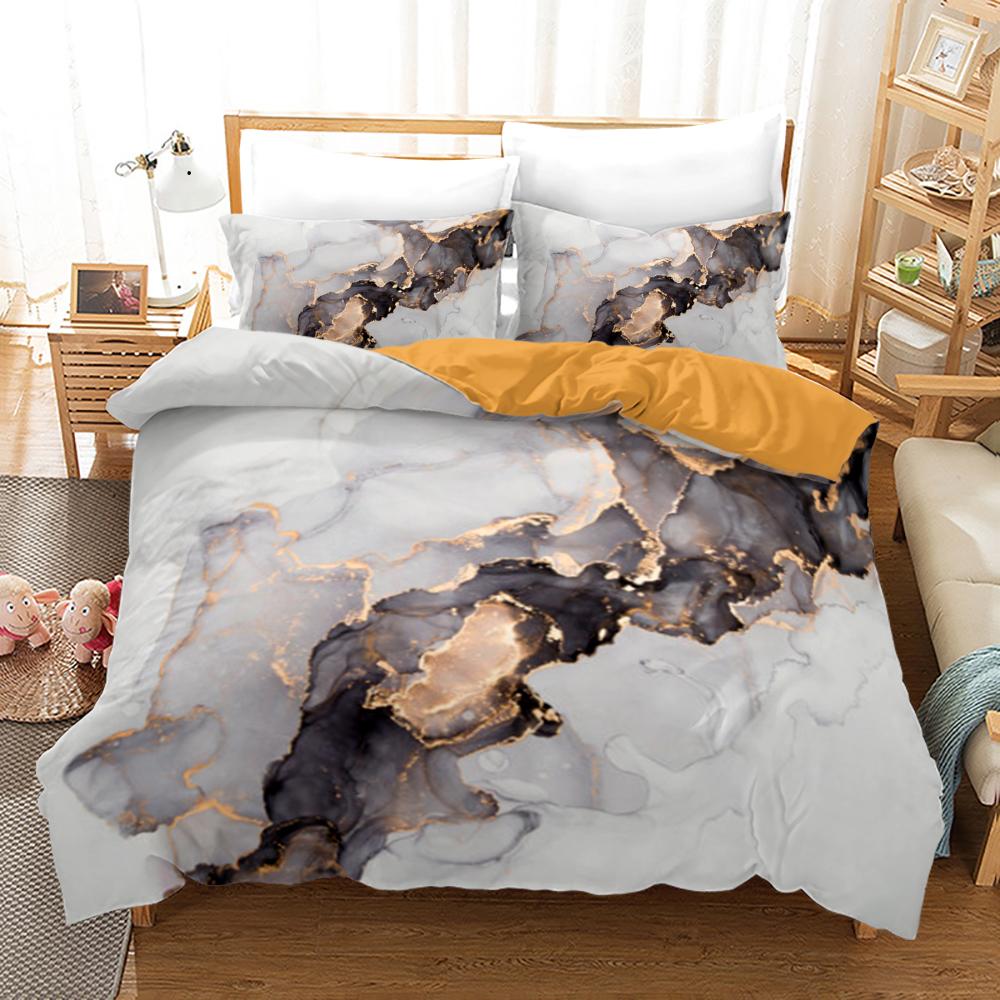 Texture Bedding Set Single Twin Full Queen King Size All-match Bed Set Aldult Kid Bedroom Duvetcover Sets 3D Print 0