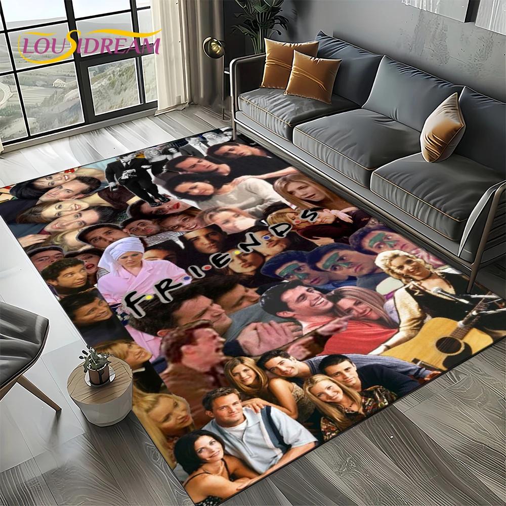 Koberec kobereček Central Perk přátelé TV seriál pro obývací pokoj ložnici domov dekorace pohovky, koberec do dětského koutku protiskluzová podložka na podlahu dárek