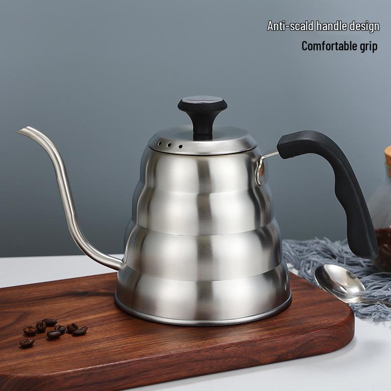Bollitore da Caffè Teflon Cloud Pour-Over: Acciaio Inossidabile 304 Stile Giapponese con Manico con Display della Temperatura