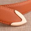 Dame PU-skinnbelter med gullspenne Mote skinn midjebelte Elegante damebelter for jeans, kjole og fritidsklær