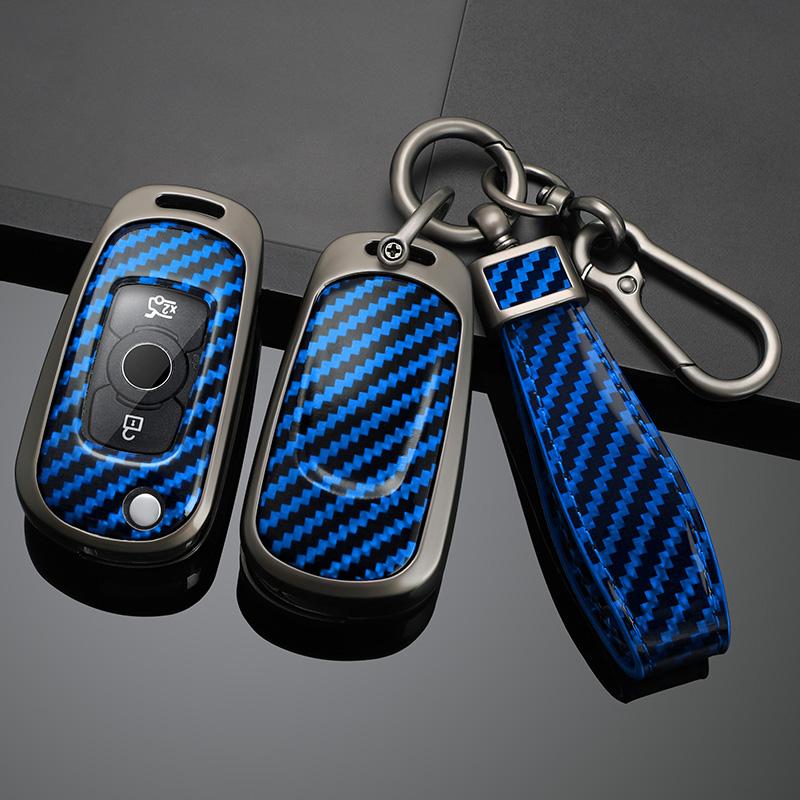 Zinc Alloy Auto Flip Key Fob Cover Case Housing Key Ring Fit For Buick Verano Encore Gx Gl6 - Fit For Opel Vauxhall Astra K Corsa E