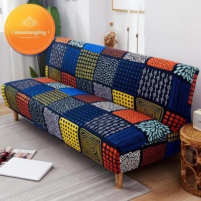 Sofa Bed Cover Without Armrest Folding Sofa Cover Elastic Sofa Covers For Living Room Couch Covers For Sofas
