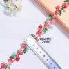 Water-soluble Flower Lace Trim 2cm Wide Small Floral Lace Embroidered Lace Trim  Sewing Projects