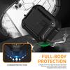 For AirPods Pro 2 Case Compatible with MagSafe TPU PC Earbuds Cover with Carabiner/Stand