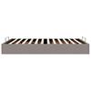 Ottoman Bed without Mattress Taupe 140x190 cm Fabric