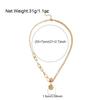 New Niche Design Stainless Steel Hip Hop Tide Brand Sweater Chain Ladies Collarbone Chain Titanium Steel Jewelry Necklace