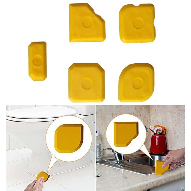 5Pcs Caulking Tool Set for Repair and Maintenance Sealant Finishing Tool DIY Grout Scrapers Tool